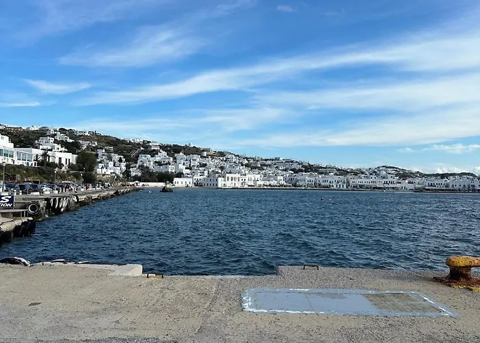 Dreamy Mykonos House - Panoramic Ornos Views, Pool & Walk To The