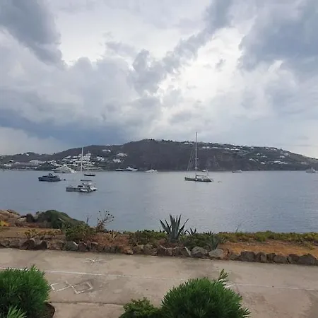 Tatil Evi Panoramic View Of Ornos Bay In Mykonos & Pool By Μρs *
