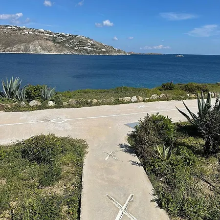 Panoramic View Of Ornos Bay In Mykonos & Pool By Μρs Tatil Evi Mykonos Town