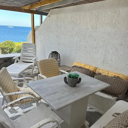 Panoramic View Of Ornos Bay In Mykonos & Pool By Μρs